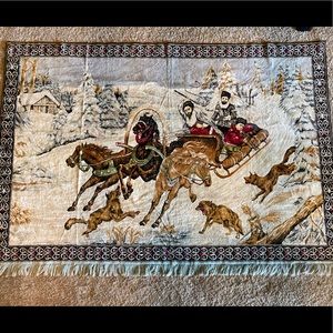 Antique Russian Tapestry-turn of century textile